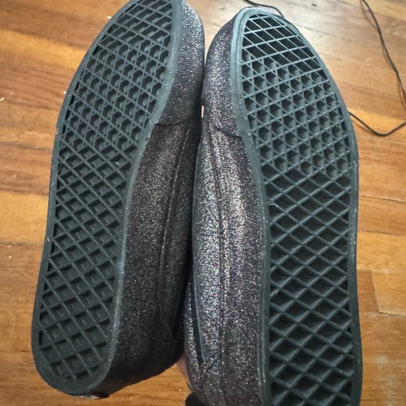 Black Glitter Vans 6.5 - Picture 3 of 5